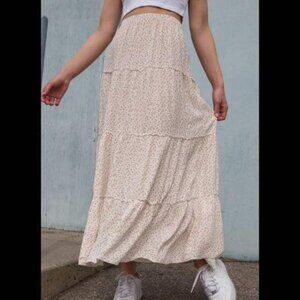 Brandy Melville Izzy Floral Maxi Skirt